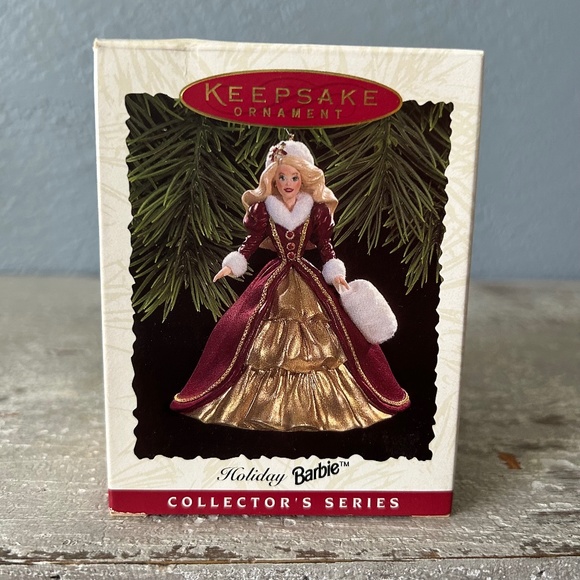 Hallmark Holiday 996 Vintage Holiday Barbie Hallmark Keepsake